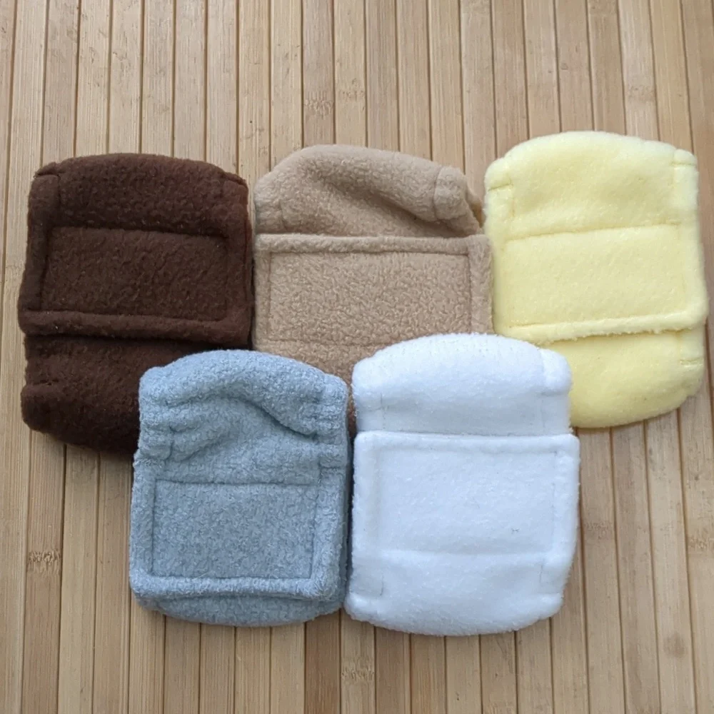 Male Dog Puppy Belly Bands Diapers, Set of 5, Super Soft Fleece, NEW, Size Small